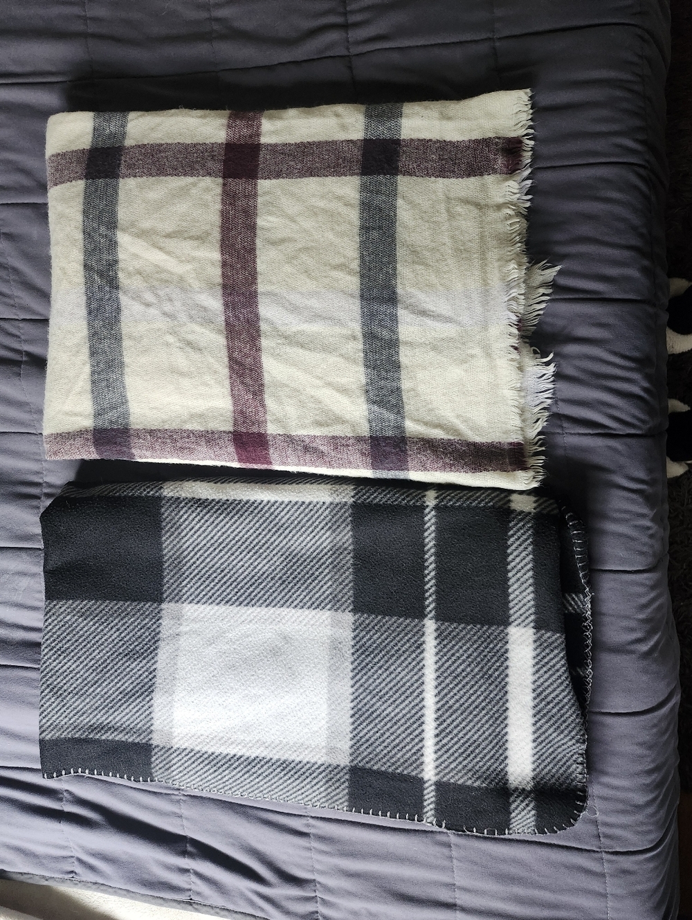 BUNDLE Of Plaid Throws